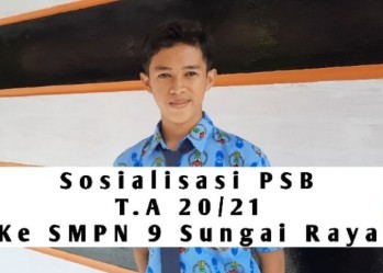 Tes wawancara secara online peminat SMPN 9 Sungai Raya Segera Digelar