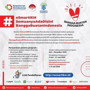 Masa Pandemi, Giatkan Lagi Program eSmartIKM
