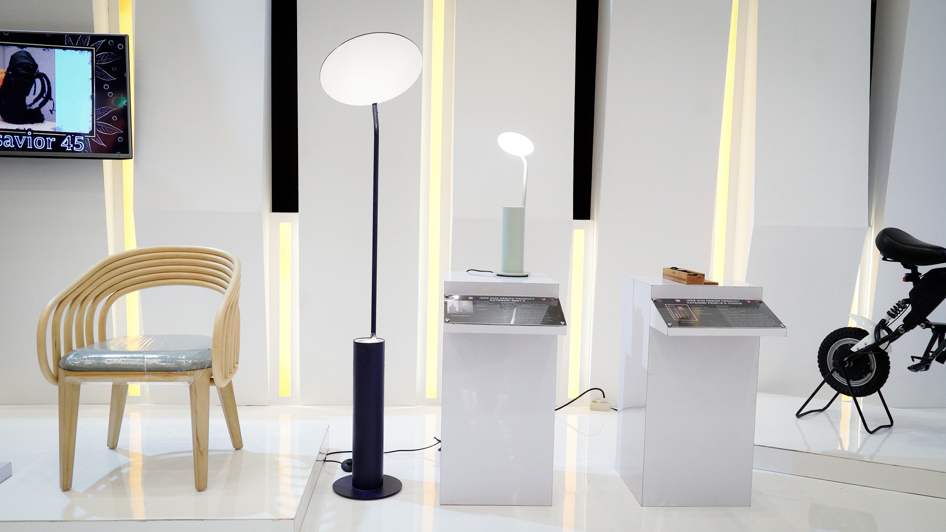 Bikin Lampu LED Desain Modern, IKM Ini Sabet Penghargaan IGDS 2020