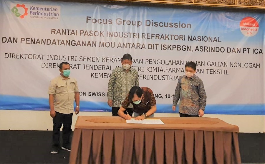 Tekan Bahan Baku Impor, Kemenperin Kuatkan Rantai Pasok Industri Refraktori