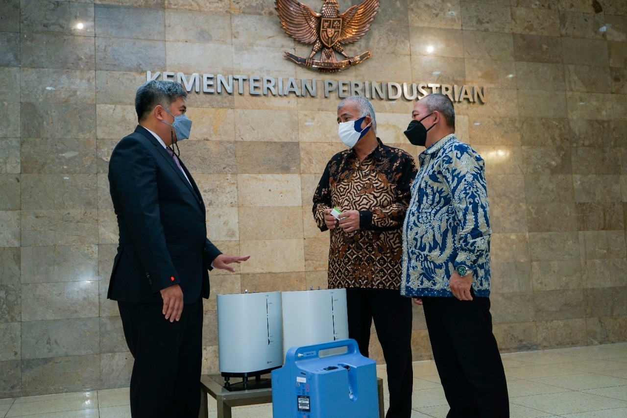 Kontribusi Saat Pandemi, BSKJI Kemenperin Galang 124 Unit Konsentrator Oksigen