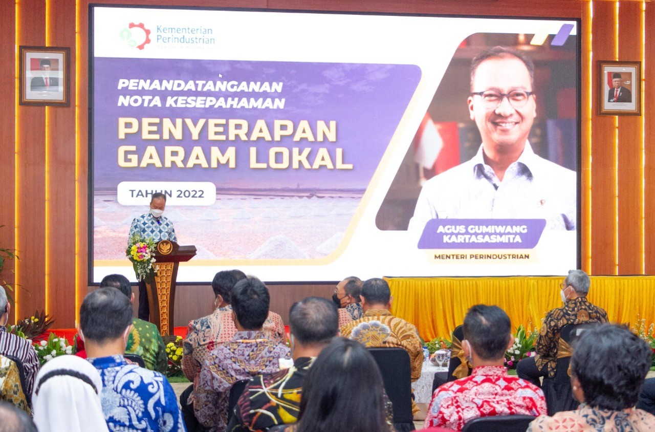 Kemenperin Fasilitasi Industri Serap Garam Lokal Lebih dari 1 Juta Ton