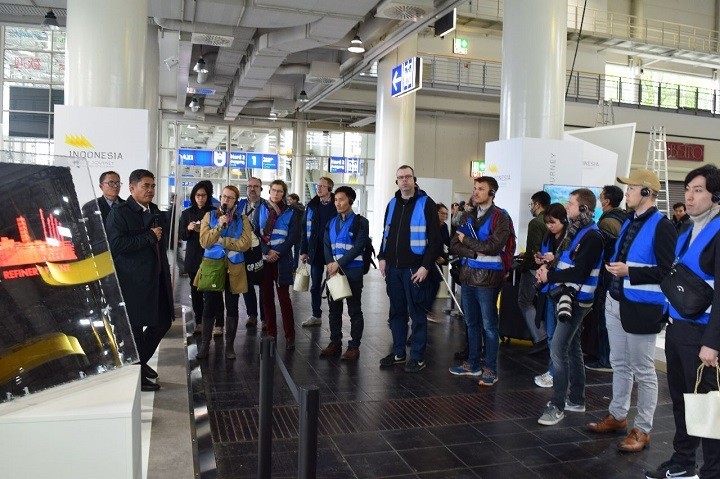 Ratusan Jurnalis Internasional Berkunjung ke Pavilion Indonesia di Hannover Messe 2023