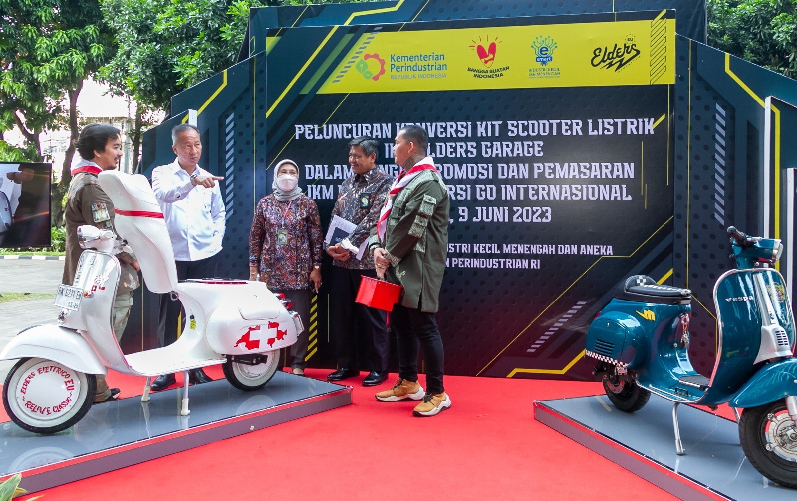 Ikuti Tren Industri Hijau, Kemenperin Dukung Skuter Listrik Konversi Buatan IKM